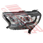 HEADLAMP - L/H - WILDTRACK - XLT ** MANUAL ADJUST ONLY ** - TO SUIT - FORD RANGER 2015- F/LIFT