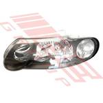 HEADLAMP - L/H - BLACK - TO SUIT - HOLDEN COMMODORE VX 2000-02