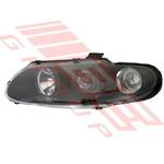 HEADLAMP - L/H - PERFORMANCE STYLE - BLACK - TO SUIT - HOLDEN COMMODORE VT 1997-99