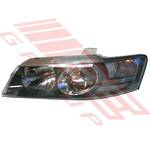 HEADLAMP - L/H - BLACK SS - TO SUIT - HOLDEN COMMODORE VZ 2004-