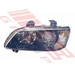 HEADLAMP - L/H - BLACK - PROJECTOR - TO SUIT - HOLDEN COMMODORE VE 2006- SS-V