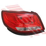 REAR LAMP - L/H - LIGHT RED - TO SUIT - HOLDEN COMMODORE VF 2015- SEDAN