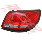 REAR LAMP - R/H - LIGHT RED - TO SUIT - HOLDEN COMMODORE VF 2015- SEDAN