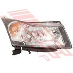 HEADLAMP - R/H - ELECTRIC - BLACK - TO SUIT - HOLDEN CRUZE 2009-