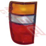 REAR LAMP - L/H - AMB+RED+CLR - TO SUIT - HOLDEN JACKAROO 1992-