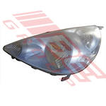 HEADLAMP - L/H - DARK BLUE INNER - (P1680) - TO SUIT - HONDA FIT OR JAZZ - GD - 2001-