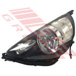 HEADLAMP - L/H - WHITE INNER (P4945) - TO SUIT - HONDA FIT OR JAZZ - GD - 2001-