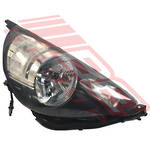 HEADLAMP - R/H - WHITE INNER (P4945) - TO SUIT - HONDA FIT OR JAZZ - GD - 2001-