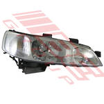HEADLAMP - R/H - CLEAR INDICATOR - P/PACK - CHROME INNER - (7637) - TO SUIT - HONDA ACCORD CF 1999-02