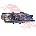 HEADLAMP - R/H - CLEAR INDICATOR - NON GAS - CHROME INNER - (7637) - TO SUIT - HONDA ACCORD CF 1999-02