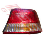 REAR LAMP - R/H - OUTER - RED/CLEAR (P1374) - TO SUIT - HONDA ACCORD CF 4DR 1999-