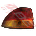 REAR LAMP - L/H - OUTER - RED/AMBER (2232) - TO SUIT - HONDA ACCORD CF 4DR 1999-