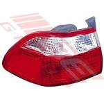 REAR LAMP - L/H - OUTER - CLEAR/RED - TO SUIT - HONDA ACCORD CF 4DR 1999-