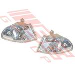 CORNER LAMP - CLEAR - SET - L&R - TO SUIT - HONDA CIVIC EG 4DR 1992-95