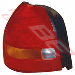 REAR LAMP - L/H - RED/AMBER/CLEAR (043-1262) - TO SUIT - HONDA CIVIC EK 3DR 1996-99