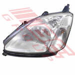 HEADLAMP - L/H - POWER PACK - MANUAL ADJUST - (1528) - TO SUIT - HONDA CIVIC EU1/2/3/4 5DR H/B 2002-