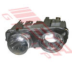 HEADLAMP - R/H - TWIN ROUND - (110-22232) - TO SUIT - HONDA INTEGRA - DB/DC - 93- EARLY