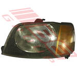 HEADLAMP - L/H - BLK INNER - (033-7621) - TO SUIT - HONDA SMX - RH1 - 96- EARLY