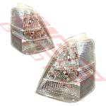 REAR LAMP SET - L/H & R/H - ALL CLEAR - TO SUIT - HONDA ODYSSEY - RA6/7 - 99-