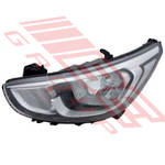 HEADLAMP - L/H - MANUAL - TO SUIT - HYUNDAI ACCENT 2015- SEDAN FACELIFT