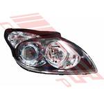 HEADLAMP - R/H - BLACK - ELECTRIC - TO SUIT - HYUNDAI I30 2008-