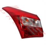 REAR LAMP - L/H - OUTER - TO SUIT - HYUNDAI I30 2012- H/BACK