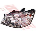 HEADLAMP - L/H - MANUAL - TO SUIT - HYUNDAI GETZ 2002-