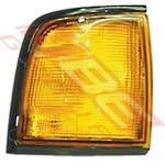 CORNER LAMP - L/H - AMBER/BLACK - TO SUIT - HOLDEN RODEO 1989-93