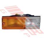 BUMPER LAMP - L/H - AMBER/CLEAR - TO SUIT - HOLDEN RODEO 1989-93