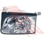 HEADLAMP - L/H - PLASTIC - TO SUIT - HOLDEN RODEO TFR 1999- FACELIFT