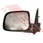 DOOR MIRROR - L/H - BLACK - ELECTRIC - TO SUIT - HOLDEN RODEO RA 2003-