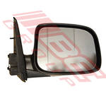 DOOR MIRROR - R/H - BLACK - ELECTRIC - TO SUIT - HOLDEN RODEO RA 2003-