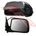 DOOR MIRROR - R/H - ELECTRIC - W/LAMP - CHROME - TO SUIT - HOLDEN RODEO D-MAX P/UP 2009- F/LIFT