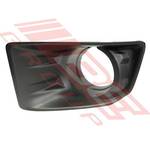 FOG LAMP COVER - L/H - WITH HOLE - TO SUIT - ISUZU D-MAX P/UP 2012-