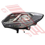 HEADLAMP - L/H - W/LED DRL - CHROME - ELECTRIC - TO SUIT - HOLDEN COLORADO 2016-