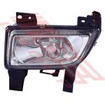 FOG LAMP - L/H - TO SUIT - MAZDA 323/PROTEGE/PREMACY 1999- 4DR