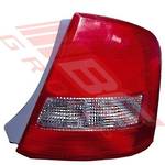 REAR LAMP - R/H - RED/CLEAR - TO SUIT - MAZDA 323/PROTEGE BJ 1999- SEDAN