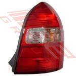 REAR LAMP - R/H - RED/CLEAR - TO SUIT - MAZDA 323/PROTEGE BJ 1999- WAGON