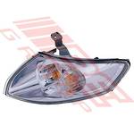 CORNER LAMP - L/H - CHROME INNER - TO SUIT - MAZDA 626 GF 2000-02 F/L