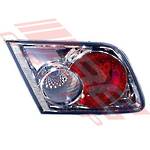 TAILGATE LAMP - L/H - INNER - CHROME - TO SUIT - MAZDA 6 2003-
