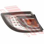 REAR LAMP - L/H - CLEAR/AMBER - TO SUIT - MAZDA 6 2008- 4DR & H/BACK