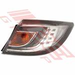 REAR LAMP - R/H - CLEAR/AMBER - TO SUIT - MAZDA 6 2008- 4DR & H/BACK