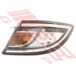 REAR LAMP - R/H - CLEAR/AMBER WITH CHROME TRIM - TO SUIT - MAZDA 6 2010- 4DR & H/BACK