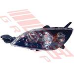 HEADLAMP - L/H - TO SUIT - MAZDA 3 2004- 5DR