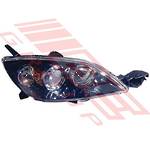 HEADLAMP - R/H - TO SUIT - MAZDA 3 2004- 5DR