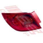 REAR LAMP - L/H - OUTER - PINKY RED - TO SUIT - MAZDA 3 2004- 5DR