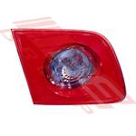 REAR LAMP - L/H - INNER - PINKY RED WITH BLUE CIRCLE - TO SUIT - MAZDA 3 2004- 5DR