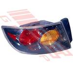 REAR LAMP - L/H - OUTER BLACK TYPE - TO SUIT - MAZDA 3 2004- SEDAN