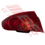 REAR LAMP - L/H - OUTER - PINKY RED - TO SUIT - MAZDA 3 2004- SEDAN