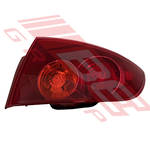 REAR LAMP - R/H - OUTER - PINKY RED - TO SUIT - MAZDA 3 2004- SEDAN